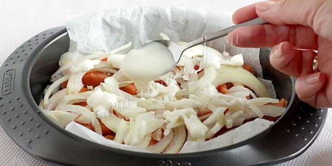 Рецепт горбуши под картофельной шубой