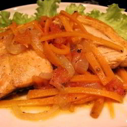 Рецепт Горбуши в маринаде с морковью