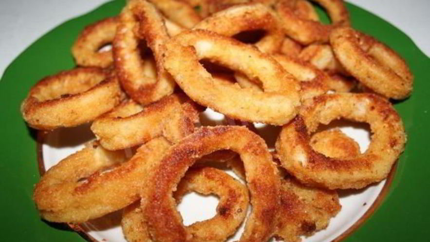 Рецепт кальмаров кольцами в пивном кляре