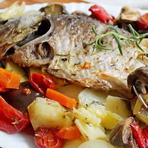 Рецепт Карпа в рукаве в духовке