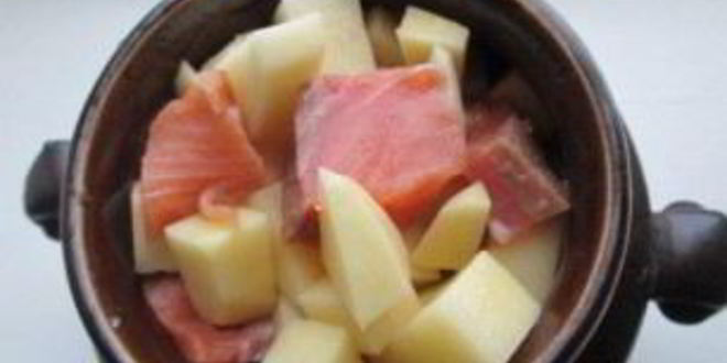 Рецепт кижуча, запеченного с картофелем