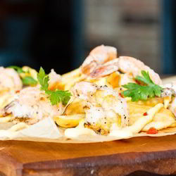 Рецепт Креветок на открытом огне