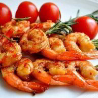 Рецепт Креветок, обжаренных с имбирем