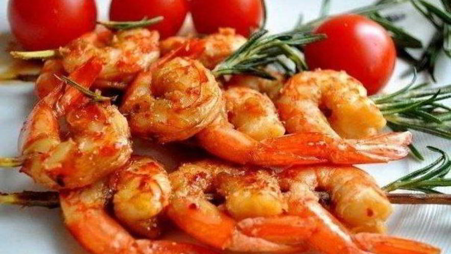 Рецепт креветок, обжаренных с имбирем