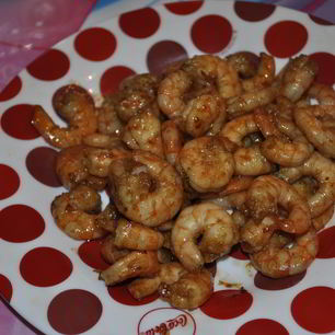 Рецепт Креветок под соусом Терияки