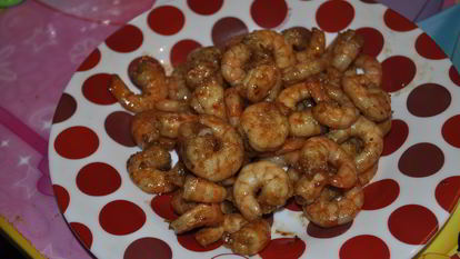 Рецепт Креветок под соусом Терияки