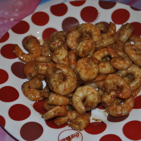 Рецепт Креветок под соусом Терияки