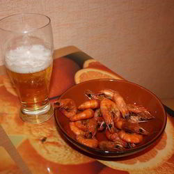 Рецепт Креветок жареных в панцире