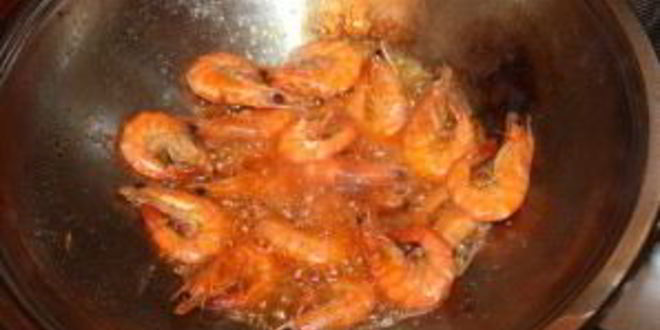 Рецепт креветок жареных в панцире