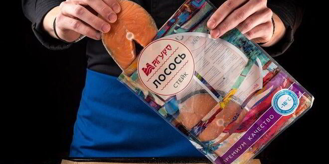 Рецепт лосося под нежным соусом с овощами