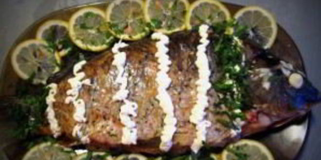 Рецепт рыбы, фаршированной целиком