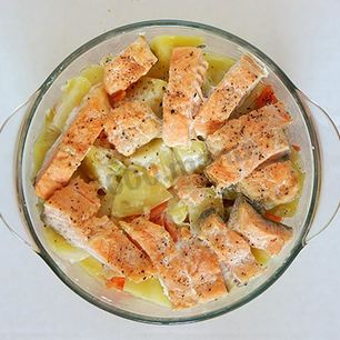 Рецепт Рыбы красной в микроволновке