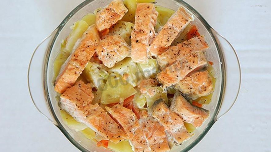 Рецепт рыбы красной в микроволновке