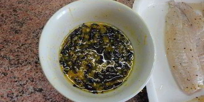 Рецепт рыбы с чечевицей и апельсиновым соусом