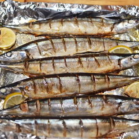Рецепт Сайры запеченой в фольге