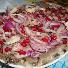 Рецепт Селедки в горячем маринаде