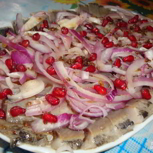 Рецепт Селедки в горячем маринаде