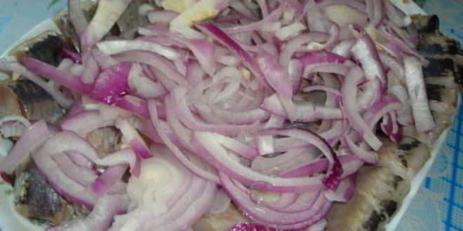 Рецепт селедки в горячем маринаде