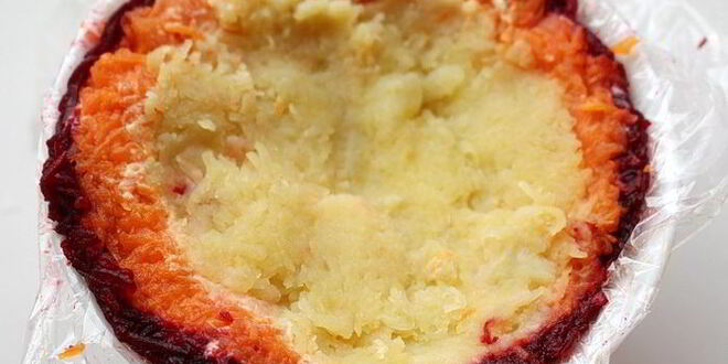 Рецепт селедки в шубе по-новому