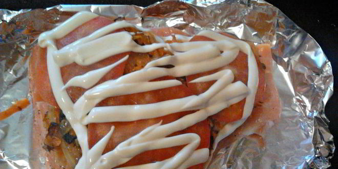 Рецепт семги под сырной корочкой в фольге