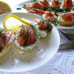 Рецепт Семги с картофелем