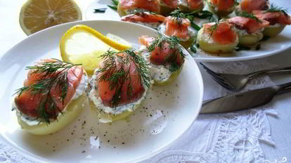 Рецепт Семги с картофелем