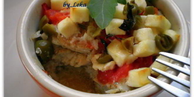 Рецепт судака по-средиземноморски