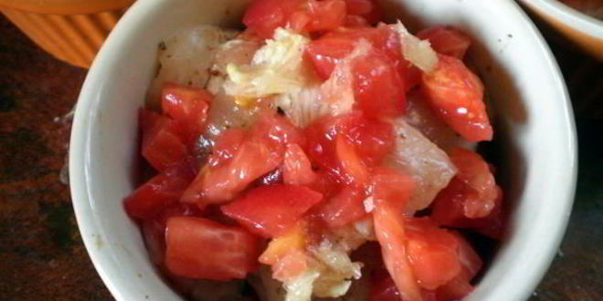 Рецепт судака по-средиземноморски