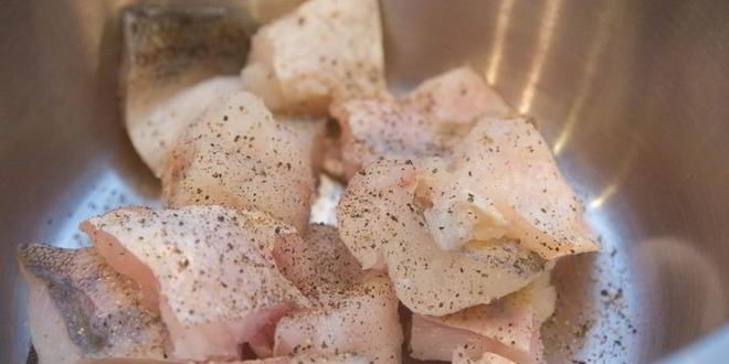 Рецепт судака с пастой под сливочным соусом