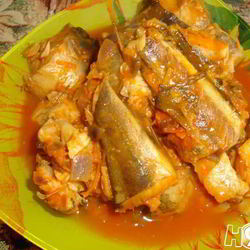 Рецепт Тушеного хека