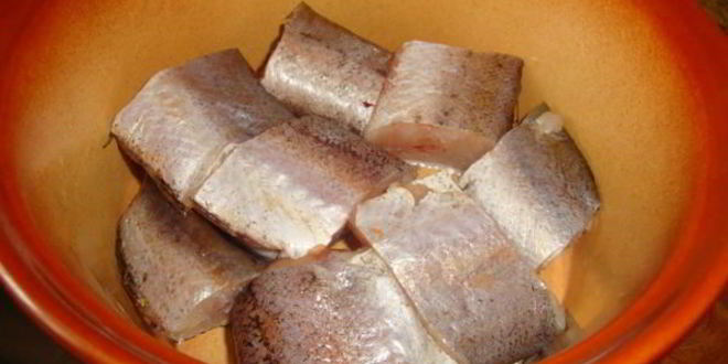 Рецепт тушеного хека