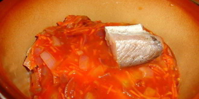 Рецепт тушеного хека