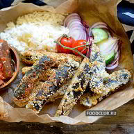 Рецепт Вегетарианской жареной рыбки