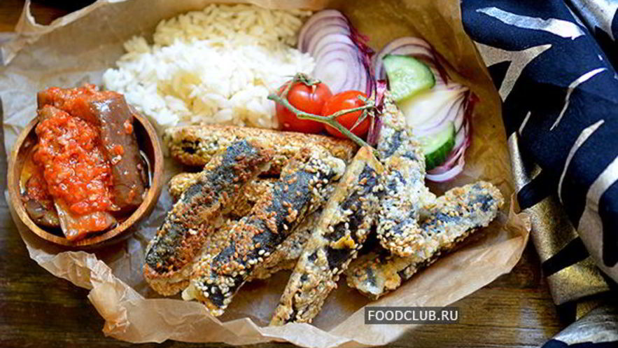 Рецепт вегетарианской жареной рыбки