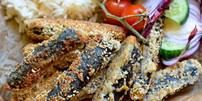 Рецепт вегетарианской жареной рыбки