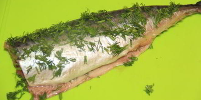 Рецепт запеченой скумбрии