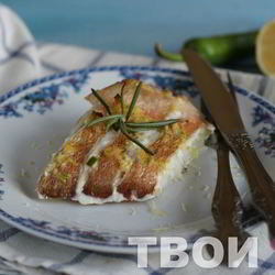 Рецепт Запеченного морского окуня