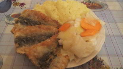 Рецепт Жареного филе салаки