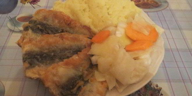 Рецепт жареного филе салаки