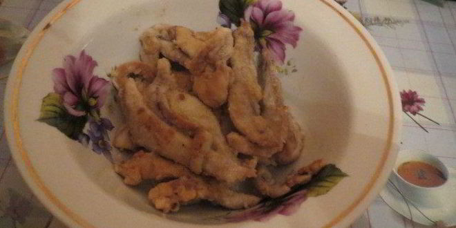 Рецепт жареного филе салаки