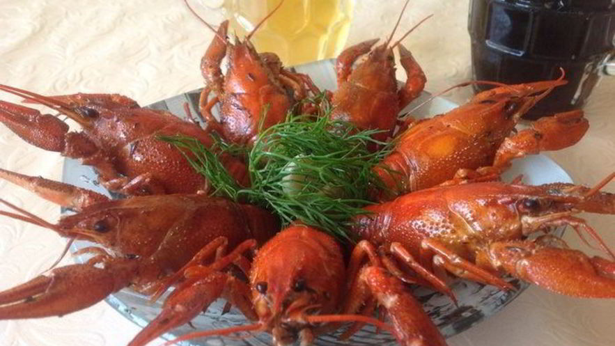 Рецепт жареных раков