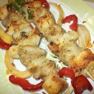 Рецепт Хрустящих шашлычков с рыбкой