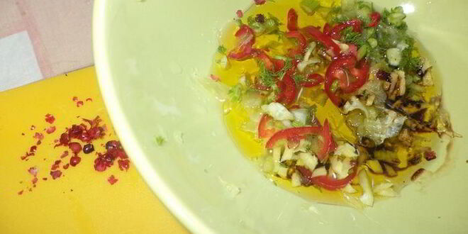 Рецепт хрустящих шашлычков с рыбкой