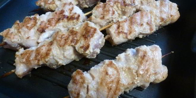 Рецепт куриного шашлыка в ореховом маринаде