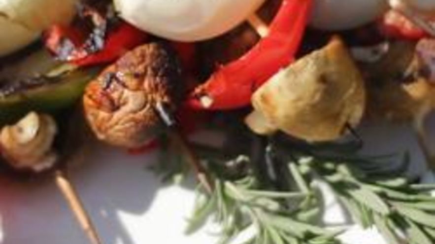 Рецепт овощных шашлычков