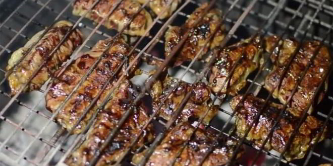 Рецепт печени в жировой сетке шашлык на мангале