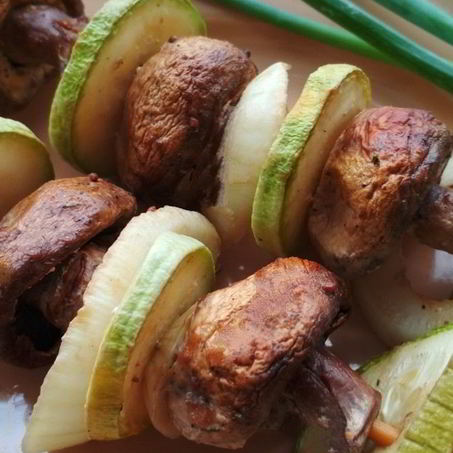 Рецепт Шашлычков из грибов в духовке