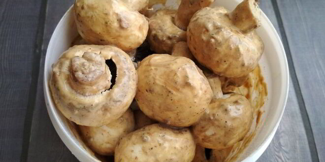 Рецепт шашлычков из грибов в духовке