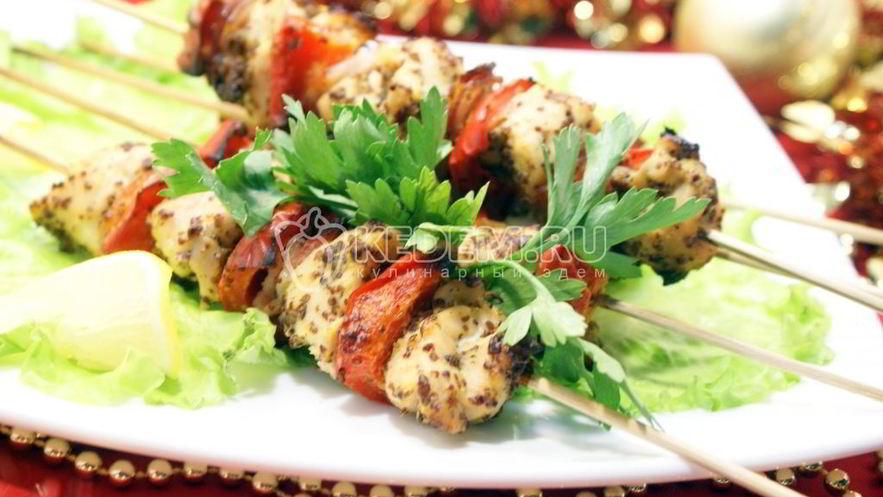 Рецепт шашлычков из курицы
