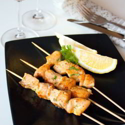 Рецепт Шашлычков из семги с карри